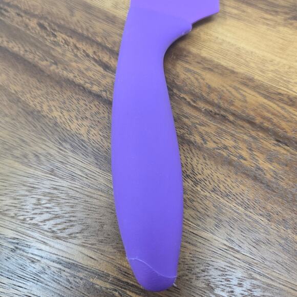 TOMODASHI 7" Santoku Purple with Cover Kitchen Knife - Picture 4 of 5